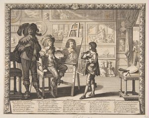 Malíř, ca. 1642. od Abraham Bosse