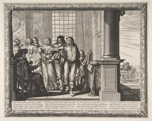 Marnotratný syn se převléká, ca. 1636. od Abraham Bosse