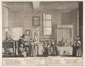 Školní paní, ca. 1638. od Abraham Bosse