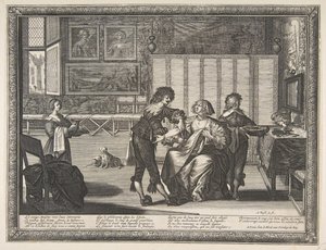 Chirurg La Saignée, 1632. od Abraham Bosse