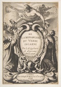 Titulní strana: Z monarchie vtěleného Slova, 1638. od Abraham Bosse