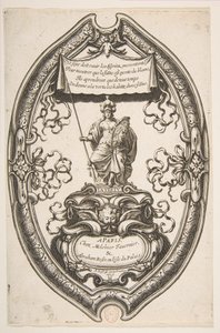 Ctnost: Athéna, 1637. od Abraham Bosse