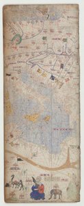 Katalánský atlas, list 7, 1375 od Abraham Cresques