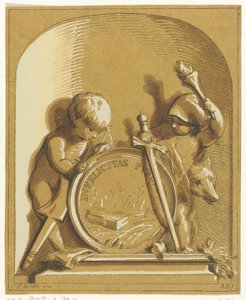 Alegorie se dvěma putti od Abraham Delfos