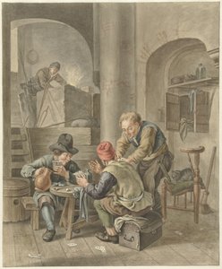 Hráči karet od Abraham Delfos