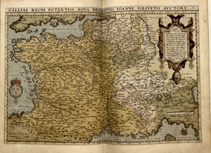 Divadlo Globe. od Abraham; Diesth Ortelius