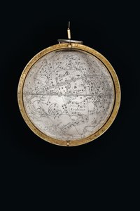 Dva výjimečné pozemské a nebeské glóby, podporované Herculesem a Atlasem, Augsburg, 1697-99 od Abraham Drentwett