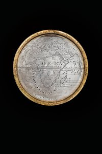 Dva výjimečné pozemské a nebeské glóby, podporované Herculesem a Atlasem, Augsburg, 1697-99 od Abraham Drentwett