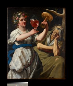 Alegorie radosti a melancholie, 1628
