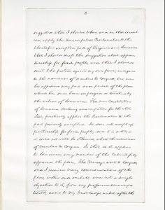Rukopis podpisu Lincolnova posledního projevu jako prezidenta, doručený ve Washingtonu, D. C., z okna Bílého domu večer 11. dubna 1865