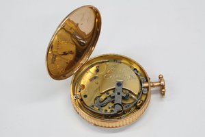 Reverz hodinek Perpetuelle, 1783 (zlaté pouzdro)