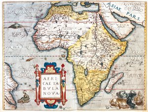 Afrika od Abraham Ortelius