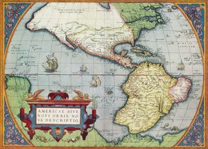 Amerika aneb Nový svět: Z Theatrum Orbis Terrarum od Abrahama Ortelia, 1570, 1570, 19 od Abraham Ortelius