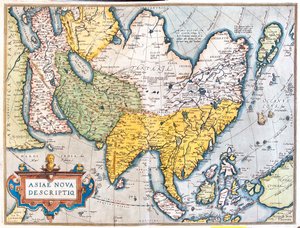 Asia od Abraham Ortelius