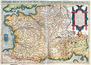 Francie od Abraham Ortelius