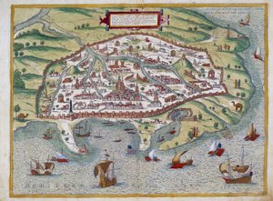 Mapa Alexandrie - Abraham Ortelius, Antverpy od Abraham Ortelius