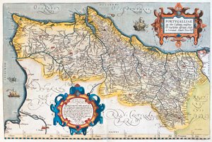 Portugalsko od Abraham Ortelius