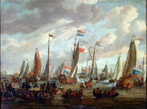Car Petr I. na návštěvě Anglie v lednu 1698, počátek 18. století od Abraham Storck