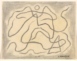 Rytmické linie (abstrakce) od Abraham Walkowitz