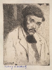 Autoportrét, 1900. od Abraham Walkowitz