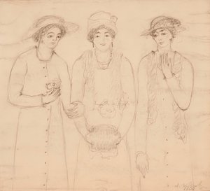 Tři ženy, 1908. od Abraham Walkowitz