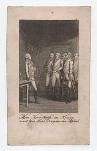 Můj pane Obriste! , cca 1795 (rytina)