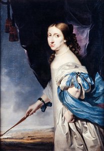 Portrét švédské královny Kristiny 1626-1689, 1661