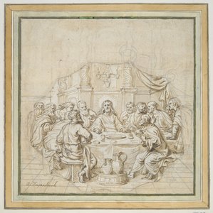 Poslední večeře od Abraham van Diepenbeeck
