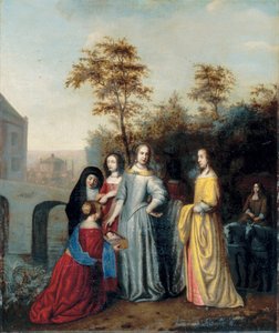 Nalezení Mojžíše (olej na plátně) od Abraham van Dyck