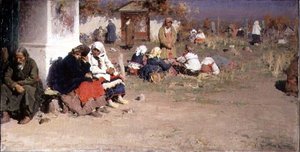 Radonice Před mší od Abram Efimovich Arkhipov