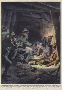 Skupina pohraničníků prorazila lavinu, která bránila přístupu do tunelu?