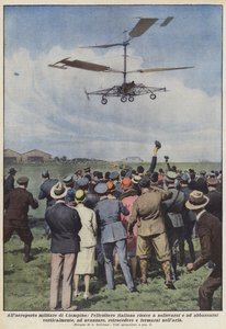 Dokáže se italský vrtulník na vojenském letišti Ciampino sám zvednout a spustit?