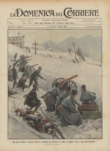 U bran Itálie současné kombinované manévry na obranu kopce Gignod směrem k Gran San Bernardo