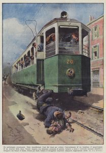 Výjimečná záchrana (barevné lito) od Achille Beltrame