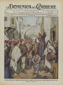 Oficiální připojení Tripolitanie k Itálii, dražitelé čtoucí arabsky v ulicích?