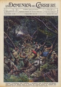 Pokračující okupace rozsáhlých, neprozkoumaných západních částí Etiopie. od Achille Beltrame