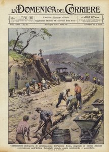 Pokračování civilizace starého Říma, tisíce italských dělníků?