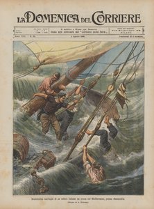 Dramatické ztroskotání italské rybářské plachetnice ve Středozemním moři poblíž Alexandrie