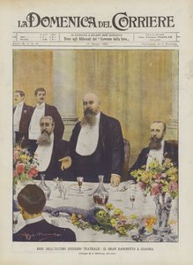 Ozvěny posledního divadelního úspěchu, Velká hostina v Giacose od Achille Beltrame
