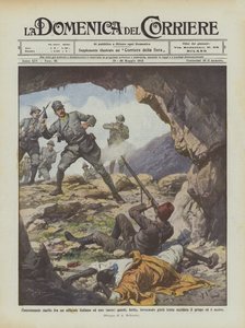 Vzrušující souboj mezi italským a tureckým důstojníkem, posledně jmenovaným zraněným, vyvolávajícím pokušení piety?