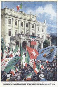 Fiume opět slavnostně prohlašuje svou nezdolnou italitu od Achille Beltrame