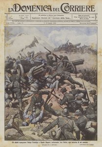 Alpská vojska dobývají Malga Fossetta a Monte Magari a mimo jiné získávají baterii se šesti děly.