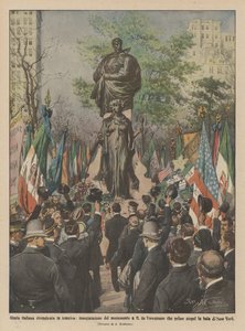 Italská sláva obhájená v Americe, inaugurace pomníku G da Verrazzana co nejdřív? od Achille Beltrame