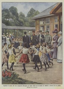 Zúčastní se Vilém II. inauguračních oslav hospice pro slabé dívky, který založil v Ahlbecku?