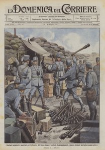 Barbarské rakouské přípravy na ofenzívu na Dolním Isonzu, dusivé plynové lahve?