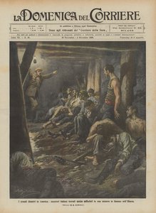 Při velkých katastrofách v Americe našli italští horníci napůl udušené v hořícím dole v Illinois