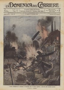 Naše jednotky bombardují stanici Prebacina, kde nepřítel odklízí materiál ze ztracených pozic.