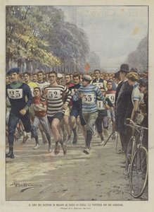 Giro dei Bastioni di Milano na Passo di Corsa, start 160 běžců