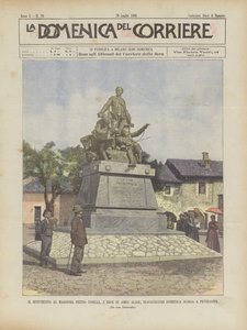 Památník majora Pietra Toselliho, hrdiny Amba Alagi, slavnostně otevřen minulou neděli v Peveragno