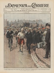 Italský běžec Dorando Pietri je na prvním místě v maratonu, ale proč je diskvalifikován?